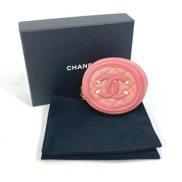 CHANEL Wallet Coin Compartment Round filigree CC CC Mark coin purse - Picture 13 of 14